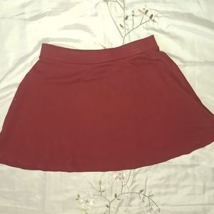Wine circle mini skirt